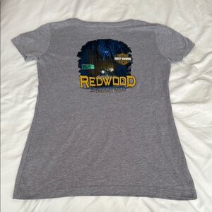 Harley-Davidson Gray Graphic Fitted Tee